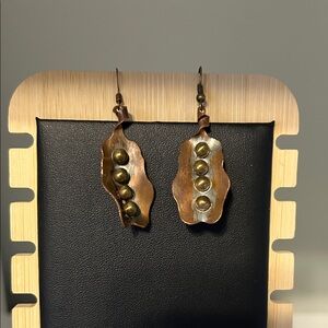 Elegant Copper Hand Made Earrings
